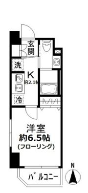 N－flats 横浜反町の間取り画像