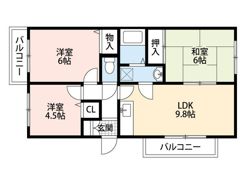 アービスFWの間取り画像