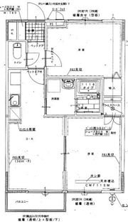 ハオスティア北脇Aの間取り画像