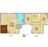 西谷ユニキューブの間取り画像