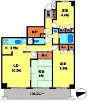 セントラルハイムKATOの間取り画像