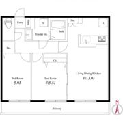フェリス国立の間取り画像