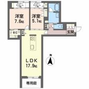 アルフラット オリーブの間取り画像