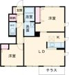クワトロスクエアの間取り画像