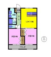 パークタウン畑中NEの間取り画像