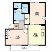 シャーメゾン ビビット Bの間取り画像