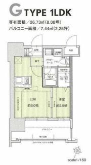 ドゥーエ赤坂の間取り画像