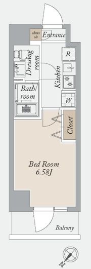 La Douceur新小岩の間取り画像