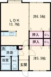 アーバンドムールの間取り画像