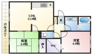 シャトー水島の間取り画像