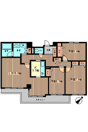 リズ京王多摩川の間取り画像