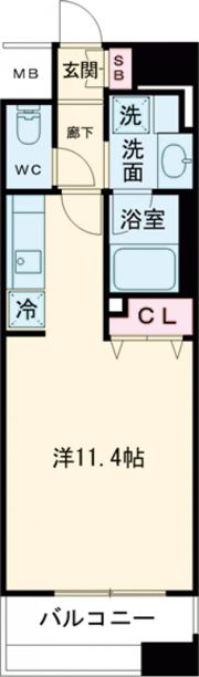 プラハ湘南藤沢ブリエの間取り画像
