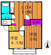 メゾンセンチュリー Bの間取り画像