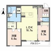 アルフラット オリーブの間取り画像