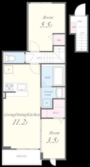 シャロームセブン平尾の間取り画像