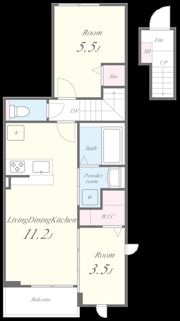 シャロームセブン平尾の間取り画像