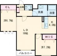 クレールマンション人見の間取り画像