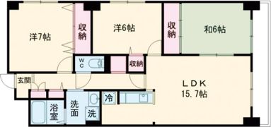 パークサイドブライトネスの間取り画像