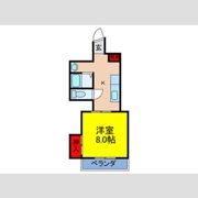 三熊元町ハイツの間取り画像