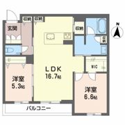 アルフラット オリーブの間取り画像