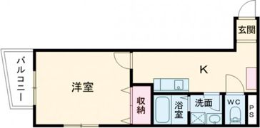 ヴェルジェ祇園の間取り画像