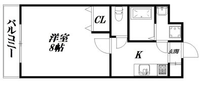 たちばな壱番館の間取り画像