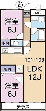 グランベルデ西馬込の間取り画像