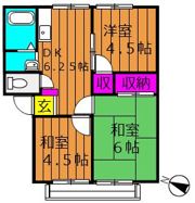 ガーデン三宅ハイツの間取り画像