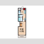 三熊ハイツ渚2号の間取り画像