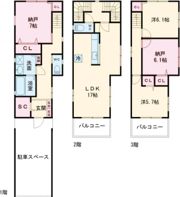 富田林市若松町西2丁目住宅の間取り画像