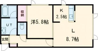 レザングレーヌⅡの間取り画像