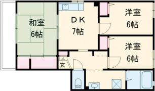 サンビレッジ嘉瀬の間取り画像