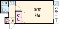 City Palace21 生駒東新町の間取り画像