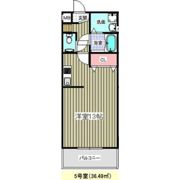 ビオラ名駅西の間取り画像