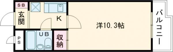 ハイトホームⅡの間取り画像