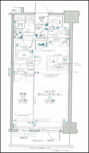 デュオステージ関内Ⅱの間取り画像