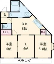 センチュリー重原の間取り画像