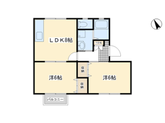 フォーレスト中尾の間取り画像