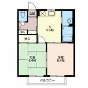 ディアコート本興寺Cの間取り画像