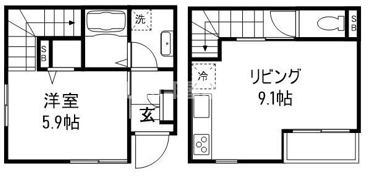 アムールトミーパレスⅢの間取り画像