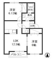 ルボア平喜 Aの間取り画像