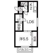 グロワール南郷の間取り画像