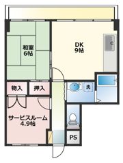 グリーンキャピタルの間取り画像