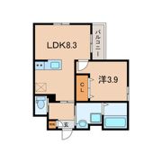 Crecia一宮Ⅲ(クレシアイチノミヤスリー)の間取り画像