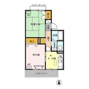 ルードルフィアタウンズ Bの間取り画像