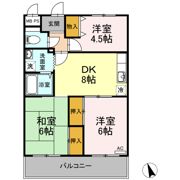 アネックスきりたの間取り画像