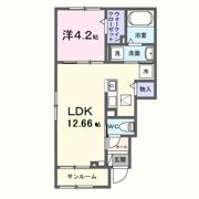 グラムス レビンの間取り画像