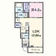 グラムス レビンの間取り画像