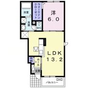 ブルー アイランド川津Ⅰの間取り画像