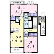 ケセラセラの間取り画像